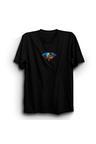 The Fame Diamant colorat, tricou cu diamant colorat