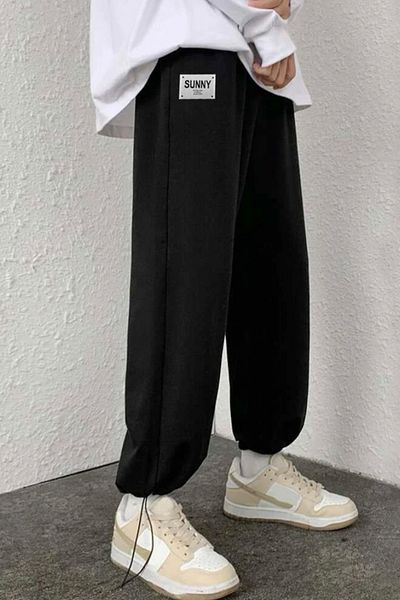 North London Sunny Oversize Black Sweatpants