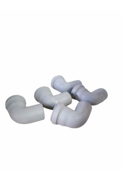 FIRAT 50x90 Pvc Dirsek 50'lik 90 Derece Pimaş Atık Su Borusu Dönüş Parçası 5 Adet