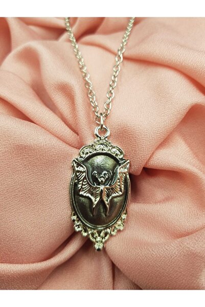 Trenderrs Unisex Gotic Vampir Yarasa Kolye