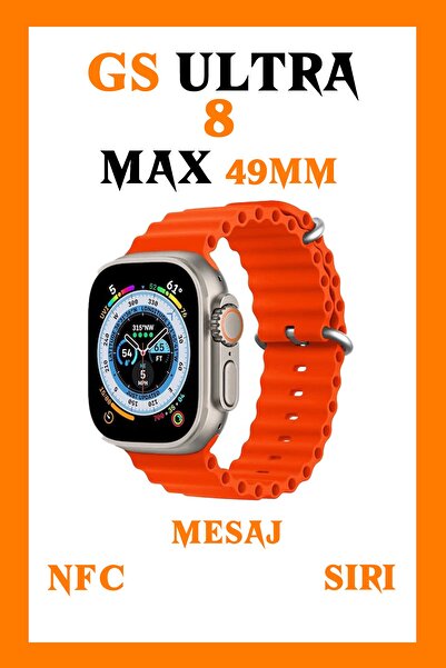 GoMarkt Iphone 13 13 Pro Uyumlu Watch 8 Ultra Gs 8 Ultra Watch 49 Mm Vidalı M...