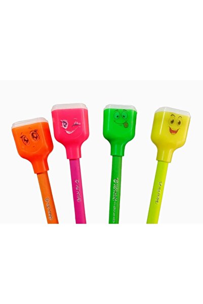 sevgi kırtasiye Çim Adam Başlıklı Kurşun Kalem 4 Lü Set Çimoji