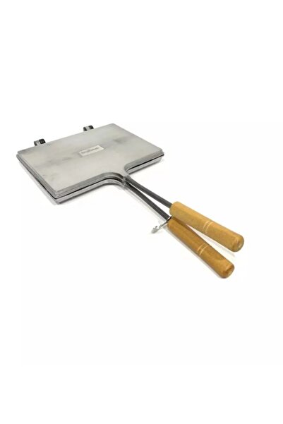 Taşhan Aluminum Wood Handle Stove Top Plain Toaster Bread Toaster Stove Top Toaster