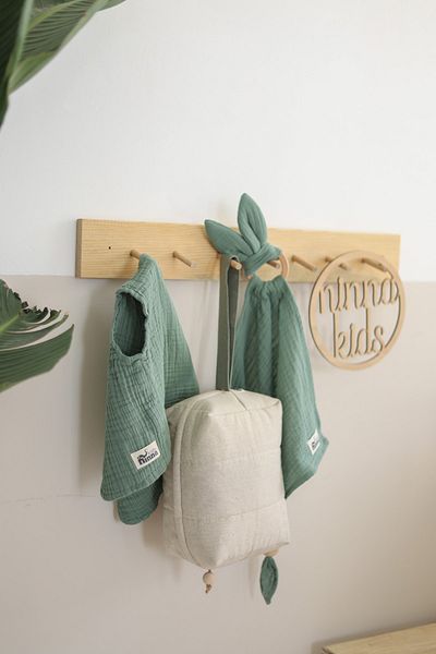 Ninna Kids Multi-Purpose Linen Organizer Bag - Creamy
