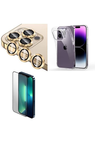 n noppax {Set of 3} iPhone 14 Pro Unbreakable Glass, Camera Protector, Transp...