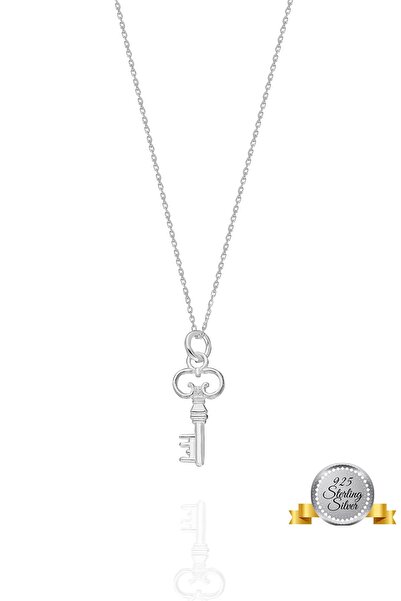 Adal Silver 925 Ayar Gümüş Anahtar Model Kolye