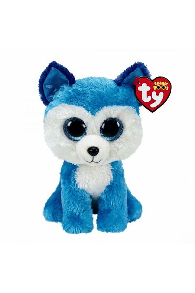 TY Beanie Boos Mstz Ty Beanie Babies Blue Husky Plush Dog Prince 15 cm Zncm