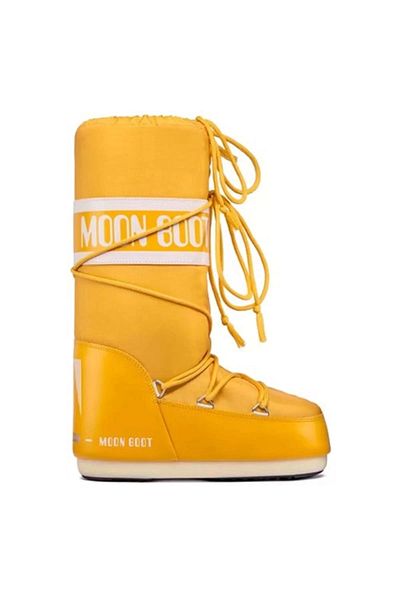 MOON BOOT Women's Snow Boots 14004400-084 Nylon Yellow (35-41)