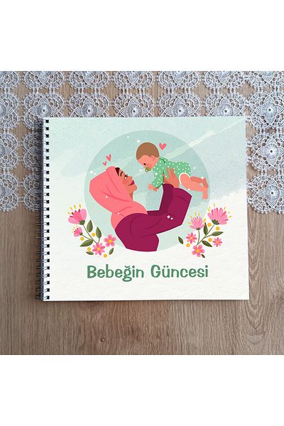 Pixel Pregnancy Process and Mother Baby Diary & Baby Memory Book & Baby Diary & Baby Gift