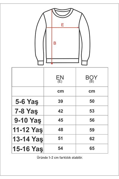 SAVO GİYİM Anime Printed Kids Hooded Sweatshirt