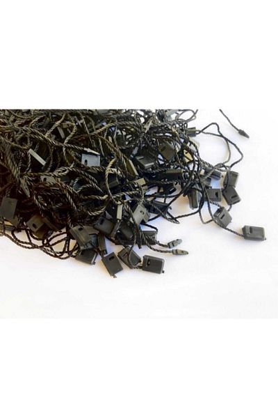 gg gençgirişimci Black Locked Label String - 15cm, 100 Pieces