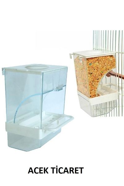 A.C.E.K PLASTİK Budgie Smart Food Bowl [6 Pieces]