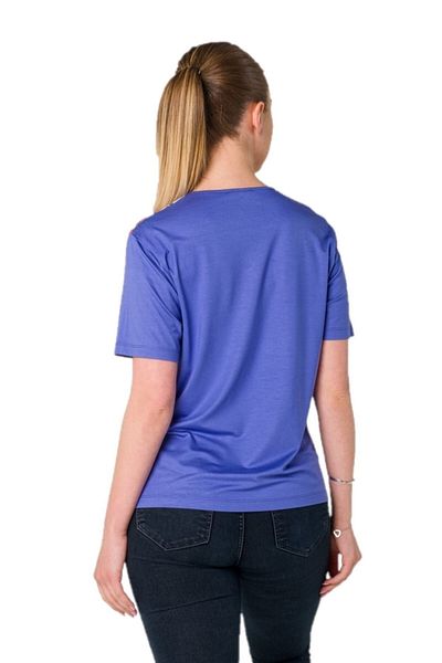 Solo Fashion Printed Crystal Stone Viscous T-shirt