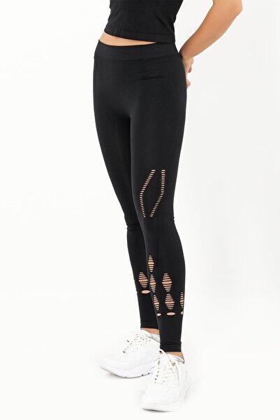 kingspearl Seamless Sports Leggings with Mesh Detail