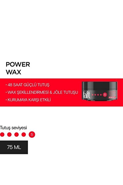 Taft Power Kafein Wax 75 Ml