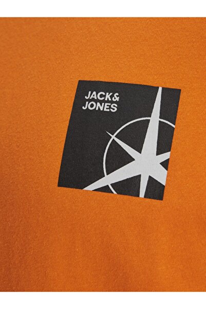 Jack & Jones Тениска Pusula Sirt Baskili - Filo