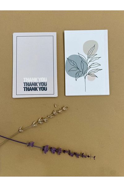 carton box Flower Patterned Packaging Card 100 Pieces