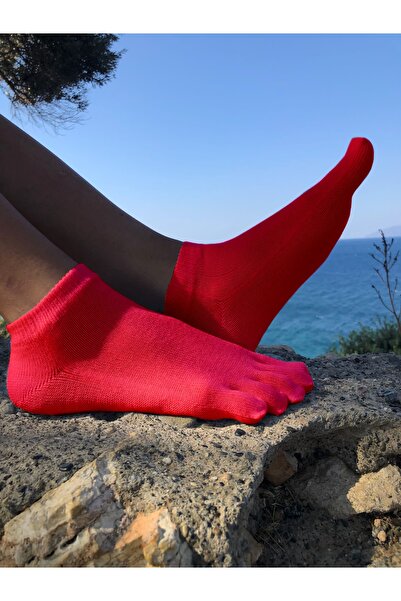 Daren 3 Lü Topuklu Parmaklı Patik Corap