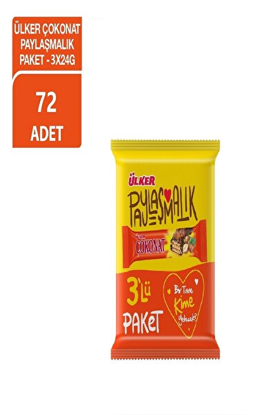 Ülker Çokonat 33 Gr 3lü Paket X 72 Adet
