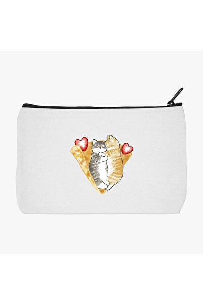 Siyer Yayınları حامل قلم مطبوع عليه قطط نائمة