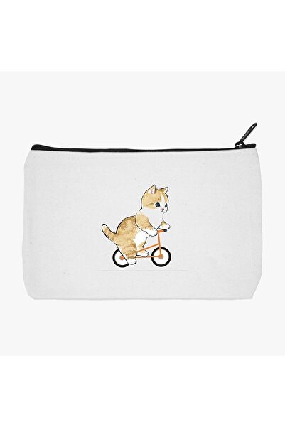 Siyer Yayınları حامل قلم مطبوع على شكل قطة لراكبي الدراجات