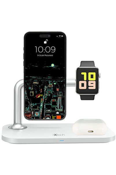 İXTECH 15w Manyetik Kablosuz Hızlı Şarj Standı 3'lü