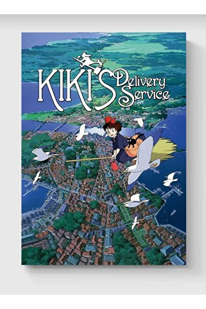 fırsatlar diyarı Kiki's Delivery Service Küçük Cadı Kiki Studio Ghibli Anime Poster