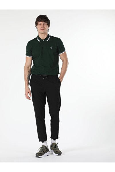 Colin's Регулярний комір поло чоловічий зелений поло з коротким рукавом Tisort