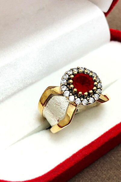 Midyat Nurtaş Gümüş Yakut Taşlı 925 Ayar Otantik Gümüş Yüzük 201021795