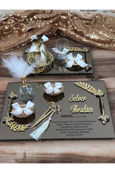 Denseden Süslü Söz Tavă de logodnă Suporturi pentru inele Suport pentru pene ...