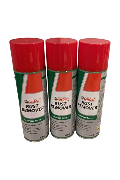 CASTROL Rust Remover, 3lü Pas Sökücü Ve Korozyon Önleyici Sprey, 300 ml Üreti...