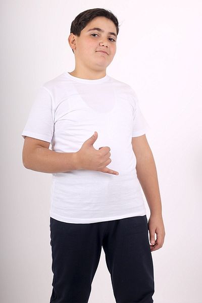 Çiggo Kids Unisex 1 απλό φούτερ Jogger και 1 απλό βαμβακερό μπλουζάκι Basic