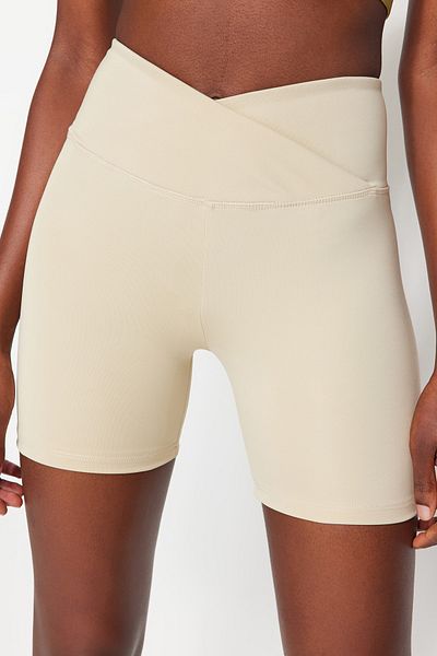 Trendyol Collection Sport-Leggings - Beige - Hoher Bund