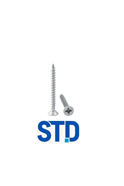 Std 4x18 Ahşap Sunta Mdf Vidası 200 Adet Std418 Vida