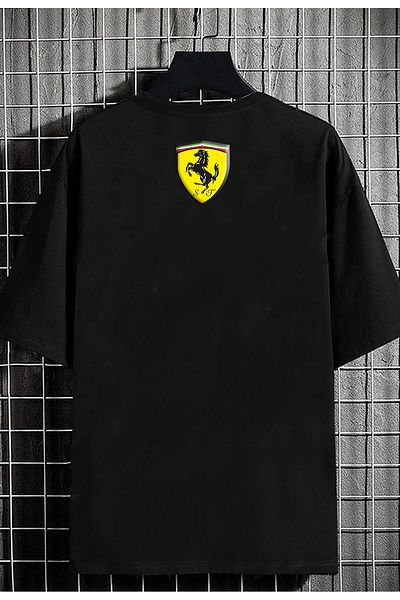 DEEPSENCE Unisex Oversize Μαύρο T-shirt Malbora με στάμπα μπροστά