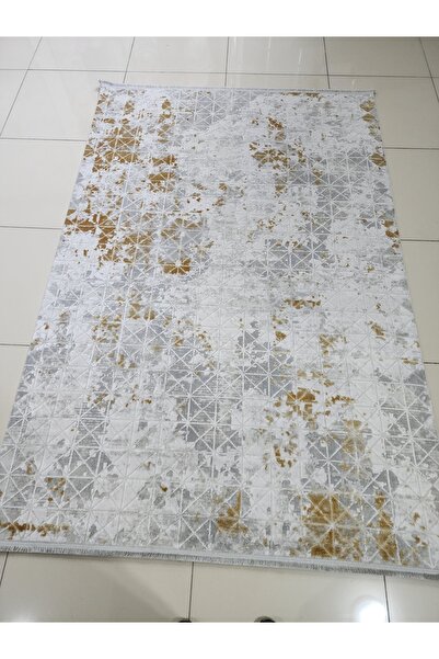 Vivaldi Home Verona 1024 Sarı 4 M2 Modern Saçaklı Halı