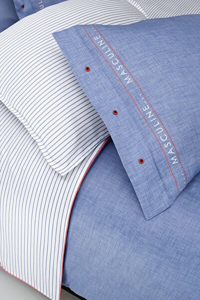 Sarev Morgan V3 Duvet Cover Set Double Blue