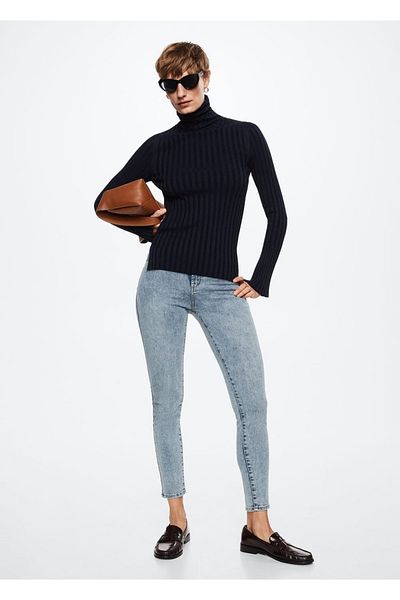 MANGO Woman Elsa Mid Waist Skinny Jeans