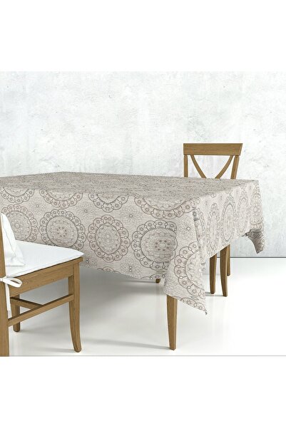 EFEMHOME مفرش طاولة من القماش الزيتي PVC المبطن المقاوم للحرارة