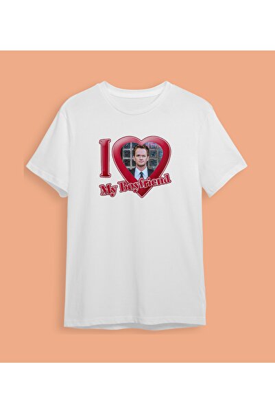 Kalic Studio أنا أحب صديقي - بارني - هيميم - تي شيرت