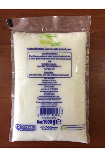 Ak Arıcılık Birinci Arı Yemi Fondan Şeker 12 Kg