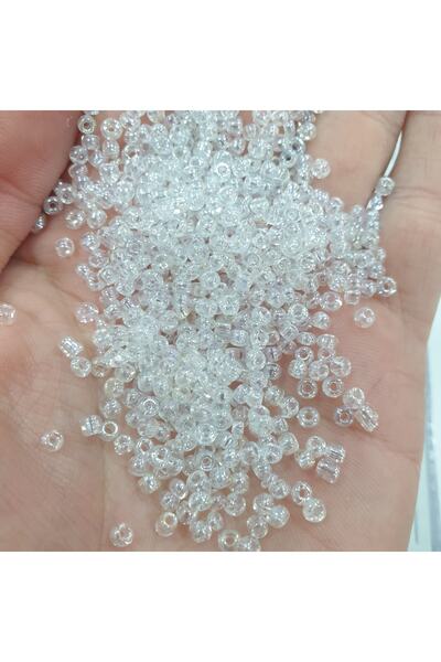 CRYSTALSHOP Χάντρες άμμου - 8/0 Διαφανές (100 GR)