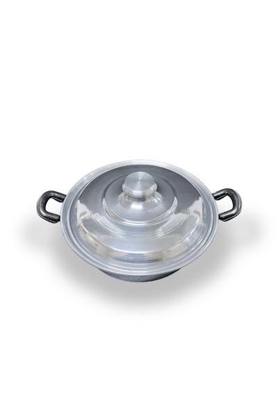 YILDIZ ARKAR Aluminum Flat Pan Pilaf Frying Pot 28 Cm.