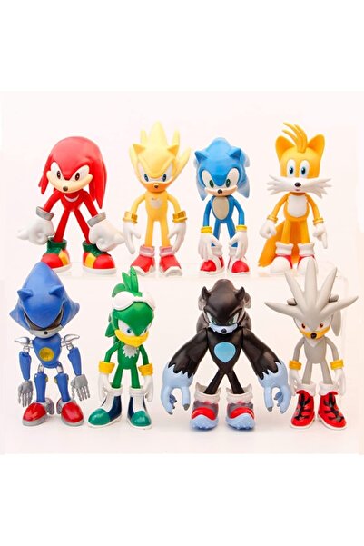 NETAVANTAJ Sonic Aksiyon Figürleri 8li Set