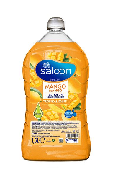 Saloon Liquid Soap Fresh Mango 1.5 lt