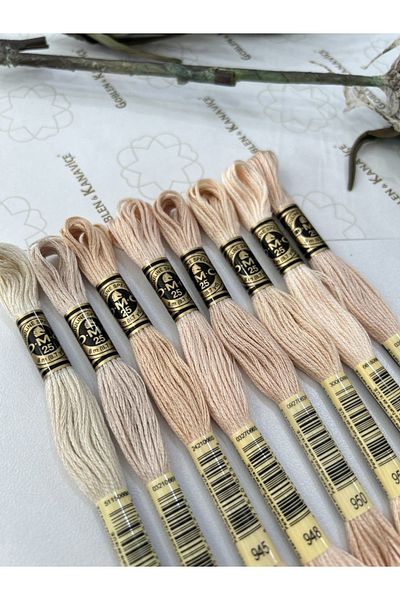 Dmc Muline Yarn Skin Colors 8 Pieces