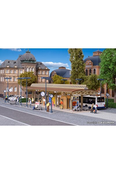 Vollmer 1/87 Ho Kapalı Otobüs Otogarı Maket