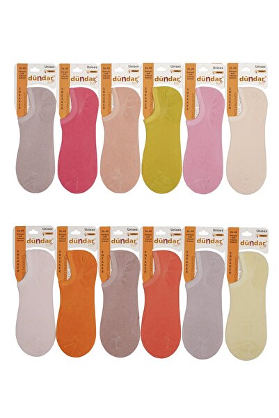 Dündar 6ili Plus Women's Modal Sneakers Light Colors