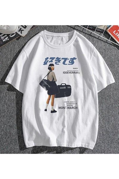Touz My Vision March Iddeverray Λευκό Unisex Oversize μπλουζάκι
