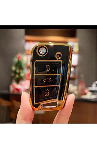 ŞENYILDIZ AKSESUAR حافظة حماية مفاتيح فاخرة متوافقة مع سيات ليون Fr 2013 2020